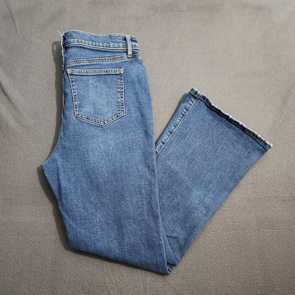 Ann Taylor Women 8P High Rise Flare Jeans - Picture 2 of 12